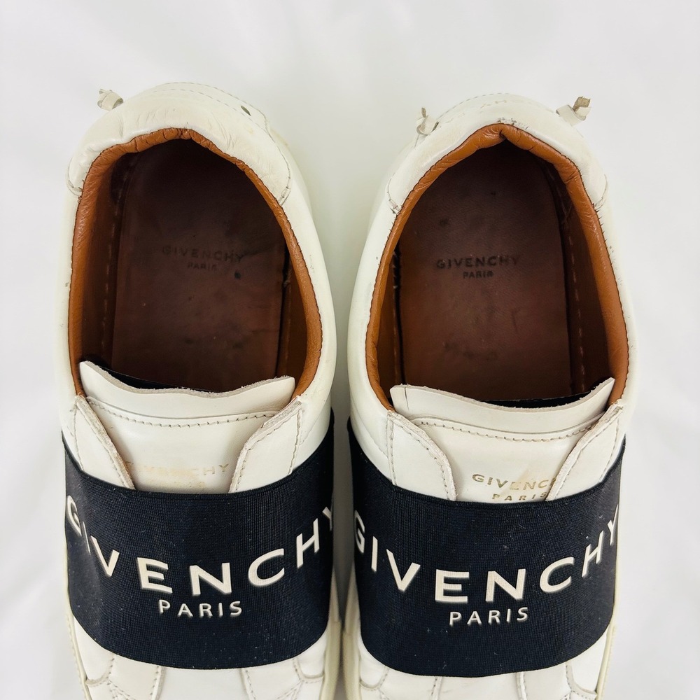 Givenchy Urban Street Knot White Black Logo Low Top Sneakers Shoes 5.5M/7W - Picture 12 of 12